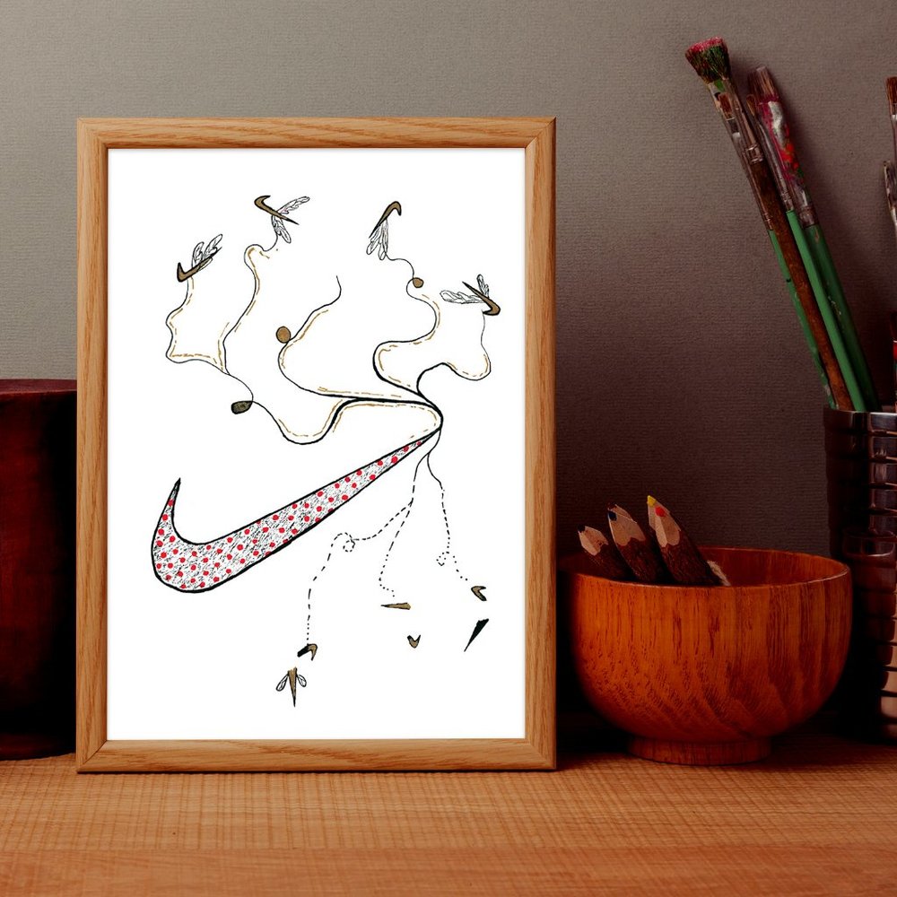 5 x 7 "That's right" Illustration Art Print